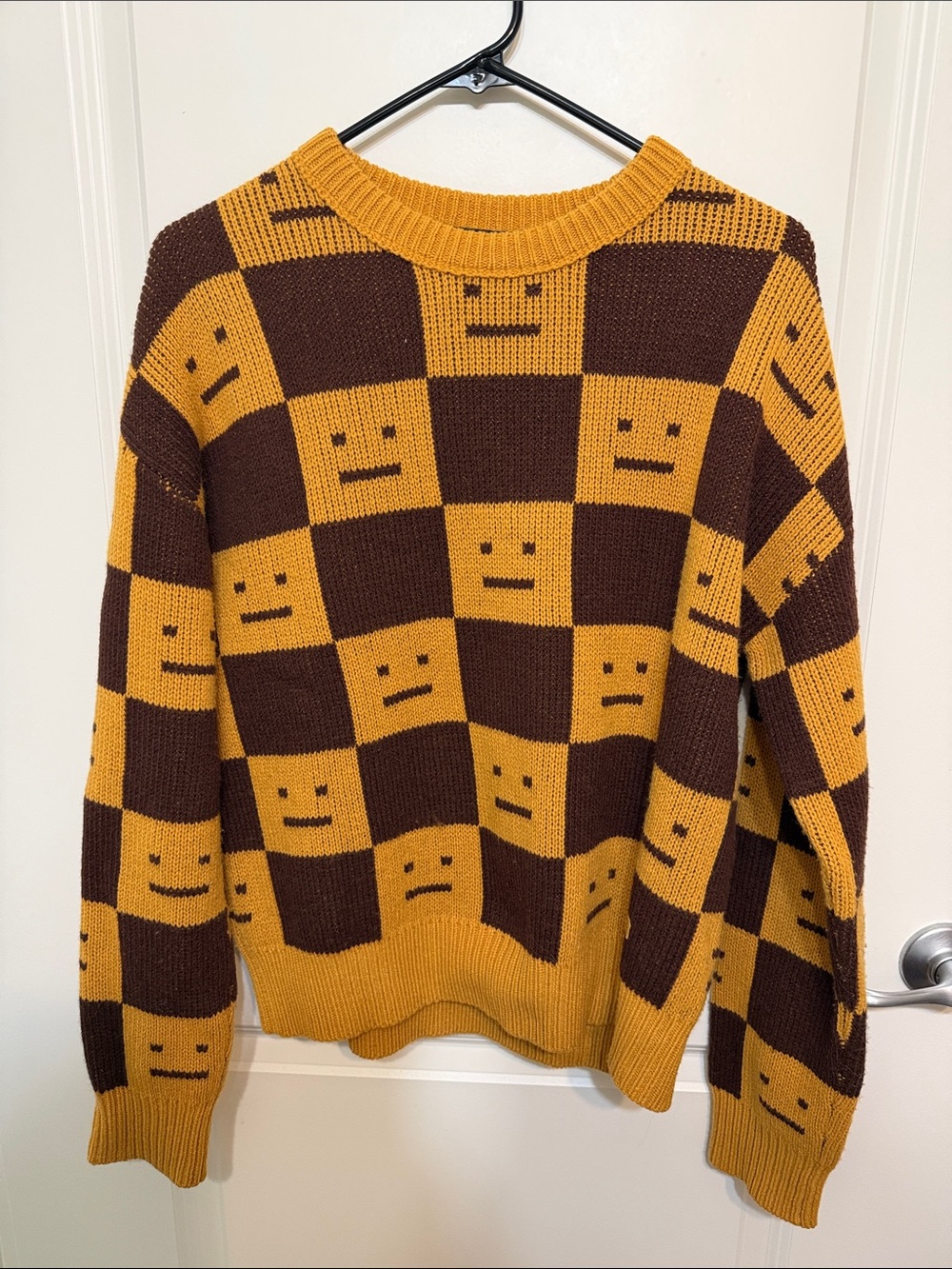 Acne Studios Smile Face Check Sweater